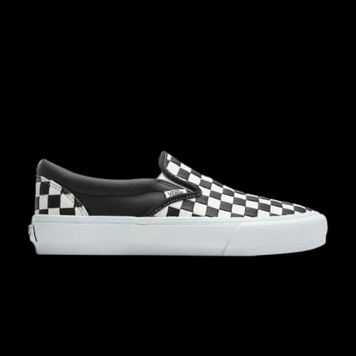 Vans Classic Slip-On VLT LX Woven Checkboard Black White