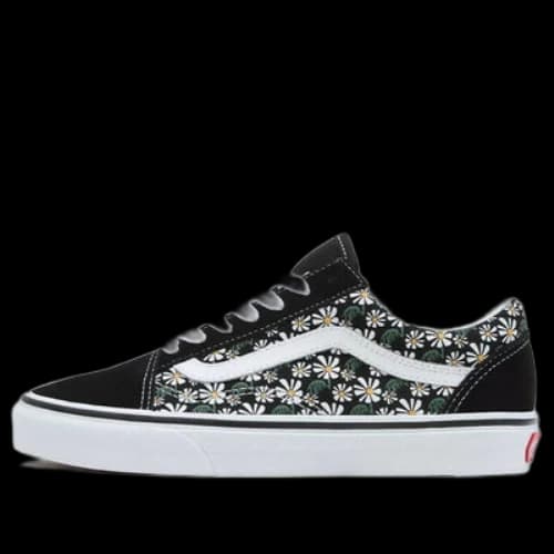 Vans Old Skool Low Tops Casual Skateboarding Shoes Unisex Black Green
