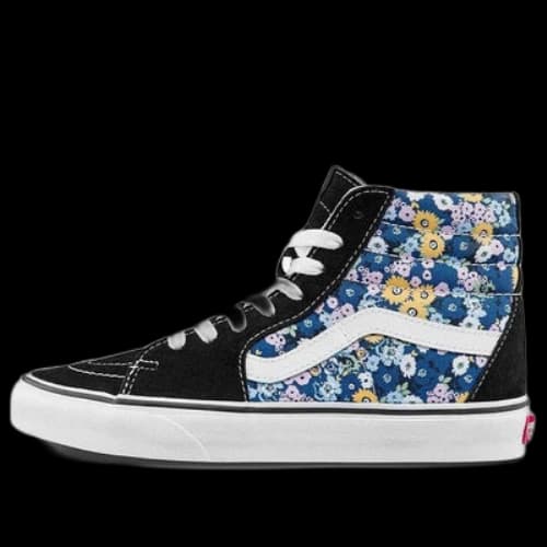 Vans High-Top Sneakers Black/White/Blue