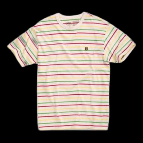 Vans Tyson Peterson Striped Off The Wall Classic Tee 'Multi-Color'