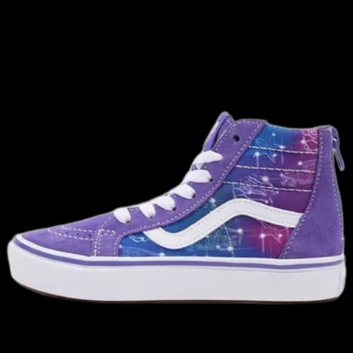 Vanstellation Comfycush SK8-HI Zip 'Purple White'
