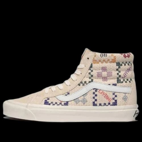 Vans SK8-Hi 38 DX Shoes 'Beige Multi' (Women's)