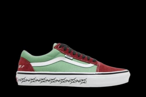 Vans Supreme x Old Skool 'Barbed Wire - Green'