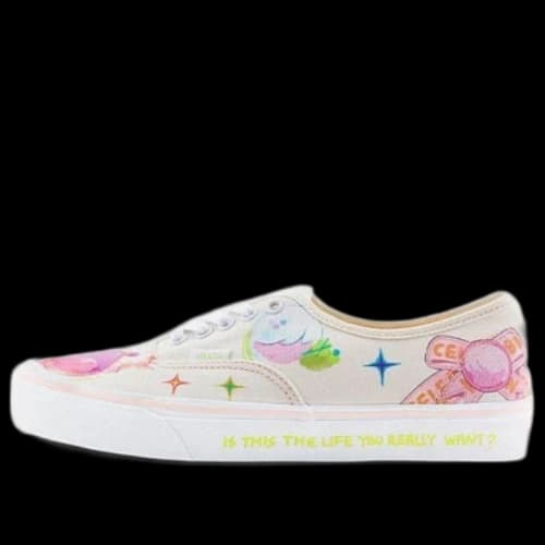 Vans NUTTSH x Authentic OTW Art Collection 'Marshmallow'