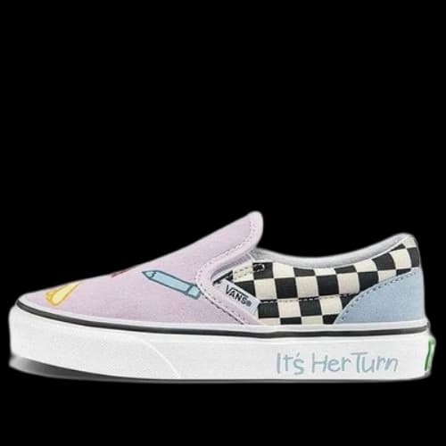 Vans Classic Slip-On Sneakers K Pink/Blue