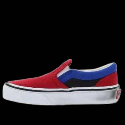 (PS) Vans Classic Slip-On Shoes 'Red Blue'