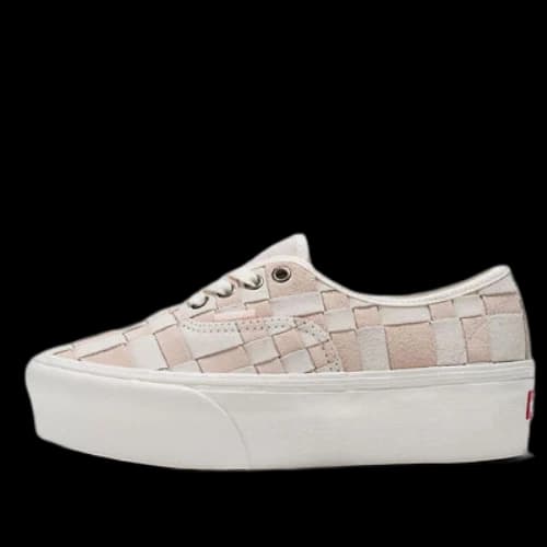 Vans Authentic Woven check Stackform 'White Pink'