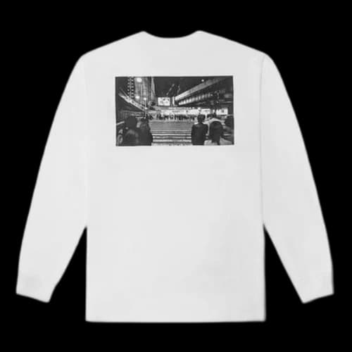 Vans x Ray Barbee x Leica Crossover Photo Printing Sports Round Neck Long Sleeves Couple Style White