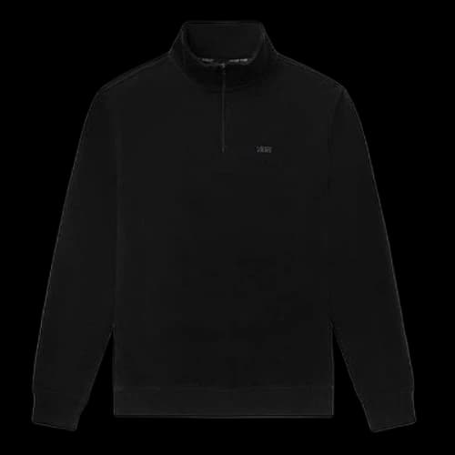 Vans Half Zipper Fleece Lined Thicken Pullover Couple Style Black
