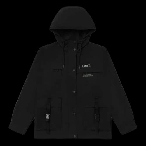 Vans Cargo Multiple Pockets Hooded Jacket Black (Women's)
