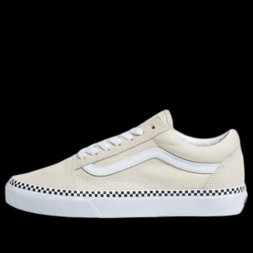 Vans Old Skool Checkerboard Foxing Turtl 'White'