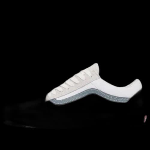 Vans Old Skool Cozy Wear-resistant Skateboarding Shoes White Blue