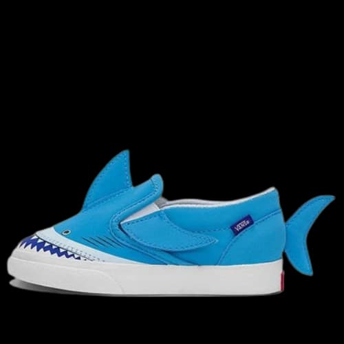 Vans Slip-On V Low Top One Pedal Casual Skate Shoes Td Blue White