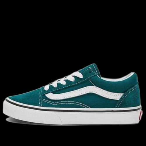 Vans Old Skool Low Top Casual Skate Shoes Kids Green