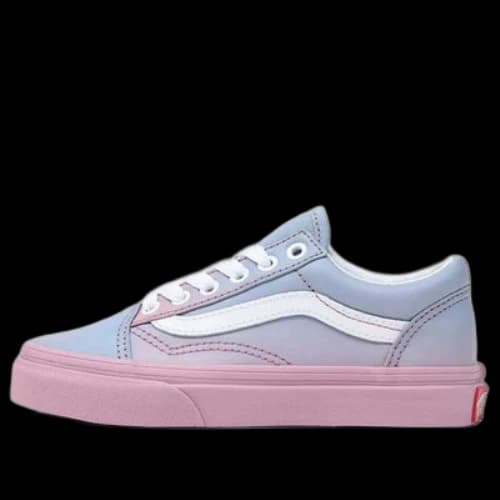 Vans Old Skool Low Tops Casual Skateboarding Shoes Blue Pink Gradient 'Blue Pink'
