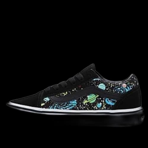 (PS) Vans Old Skool Glow Shoes 'Black Blue Green'