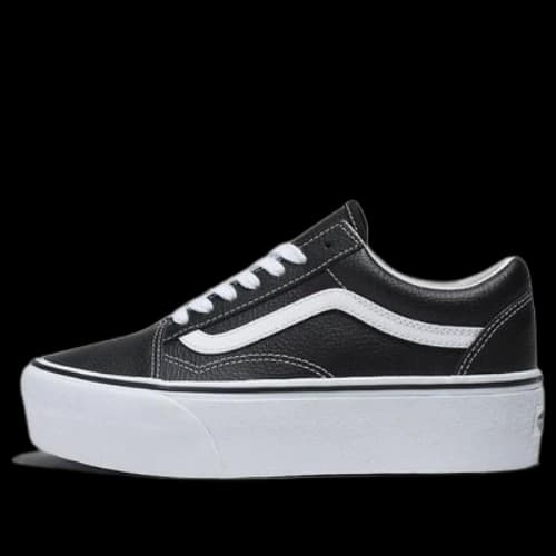 Vans Old Skool Stackform Shoes 'Black White' (Women's)