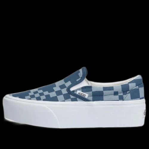 Vans slip-on Multi Check 'Blue White'