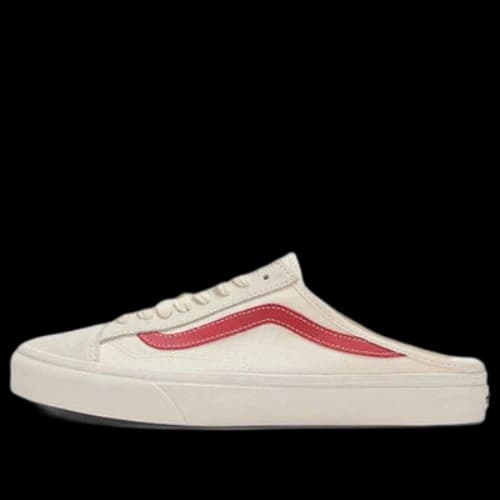 Vans Style 36 Mule Low Tops Casual Skateboarding Shoes Unisex White Red
