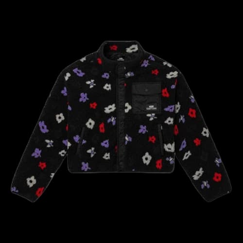 Vans x SANDY LIANG Crossover Flower Printing Short Jacket Black (Women's)