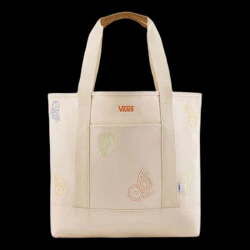 Vans Paisley Check Floral Tote Bag 'Beige'