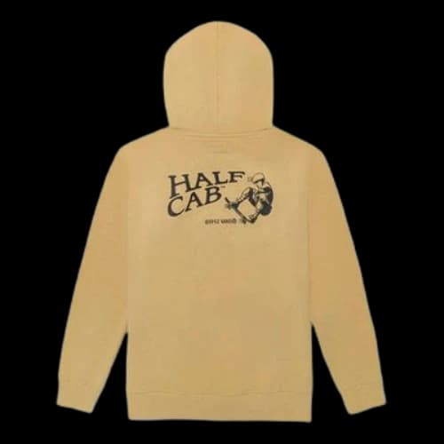 Vans Back Printing Fleece Lined Stay Warm Unisex Yellow Pullover