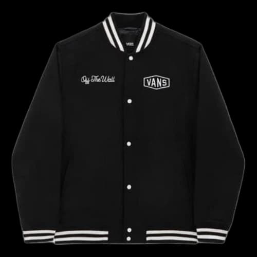Vans Checkerboard Research Varsity Jacket 'Black'