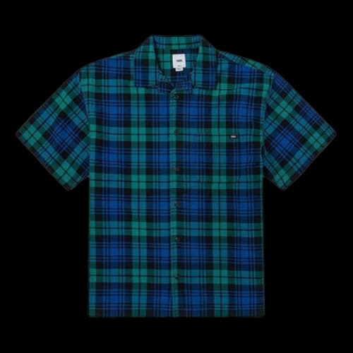 Vans Anaheim Woven Shirt 'Blue Green'