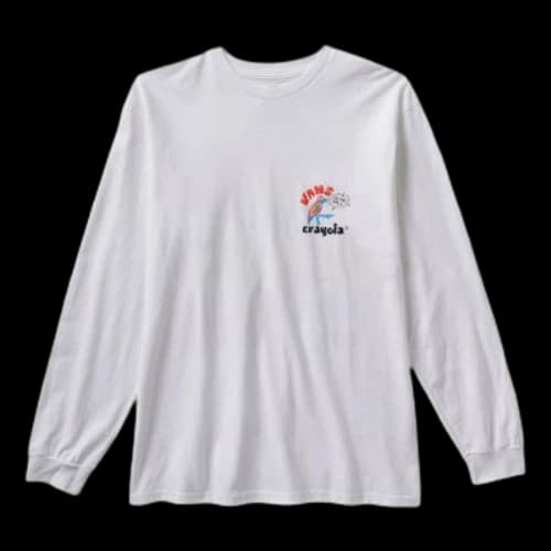 Vans x Crayola Mail Doodle T-Shirt 'White'