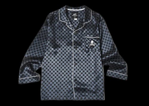 Mastermind x Vans Vault Silk Pajama Shirt Black