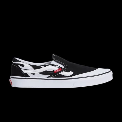 Vans A$AP Rocky x Classic Slip-On 'Worldwide Pack - Black White Flame'