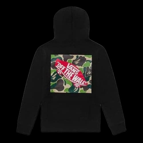 Vans x BAPE Camo Pullover Hoodie 'Black'
