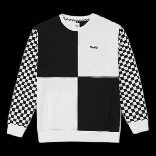 Vans checkerboard Sweatshirt 'White Black' (Women's)