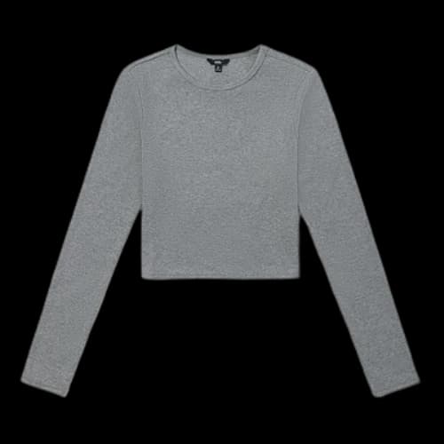 Vans Armanto Long Sleeve Knit Shirt 'Grey' (Women's)