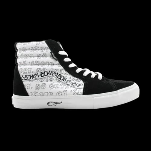 Vans WTAPS x Syndicate Sk8-Hi 'No Guts No Glory - Black White'