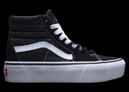 Vans Sk8-Hi Platform 2 Black True White (Women's)