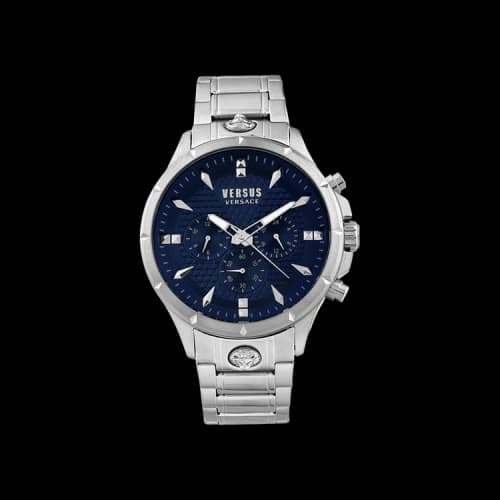 Versace Chrono Lion Modern Chronograph Watch 'Stainless Steel'