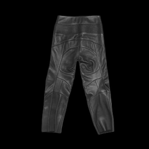 Vetements High Rise Leather Pants 'Black'