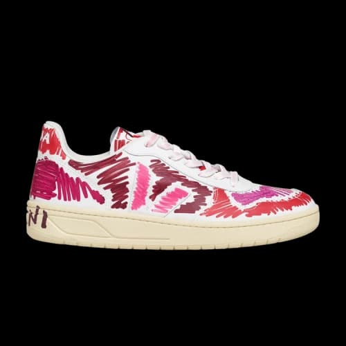 Marni x Veja V-10 Low 'Scribble'
