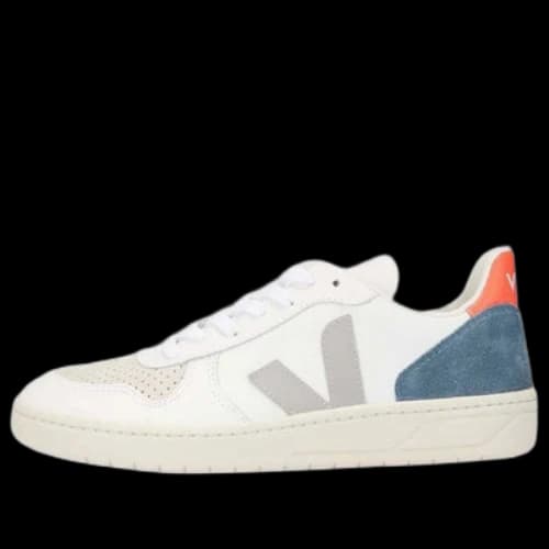 Veja V-10 Lace-Up 'White Oxford Grey'