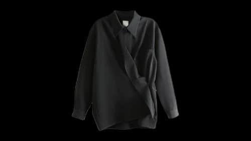 Calvin Klein Women's Woven Shirting Tops Black