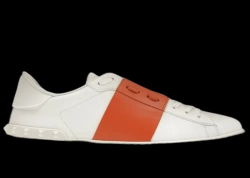 Valentino Open Low Top Orange White