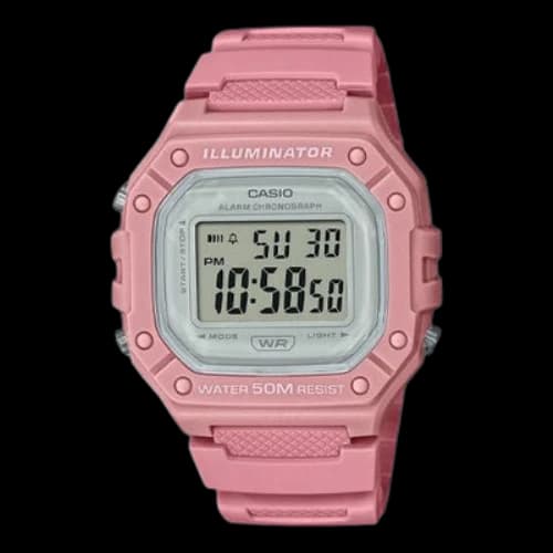 CASIO Fashion Stylish Sports 50m Waterproof Pink Watch Digital