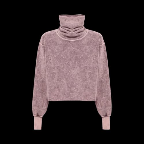 Les Tien Hight Neck Sweatshirt 'Acid Orchid'