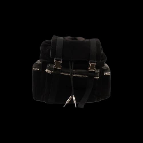 Amiri Velvet Rucksack Backpack 'Black'