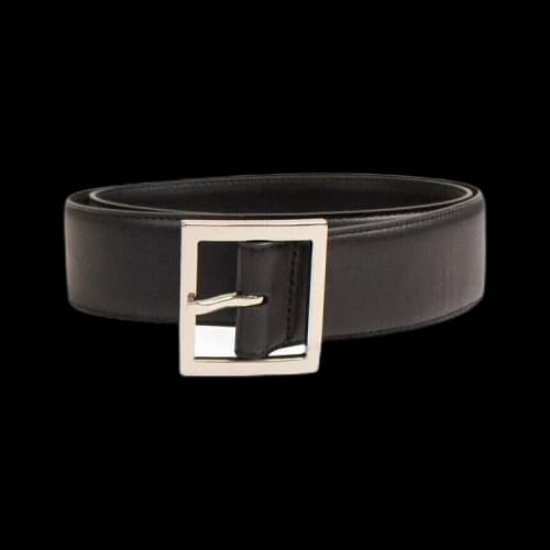 Amiri Vegan Leather Classic Belt 'Black'