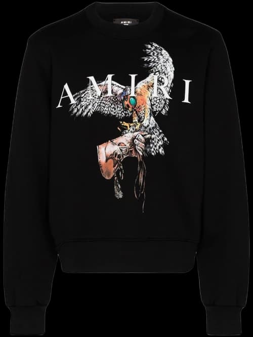 AMIRI Falcon Crew Black