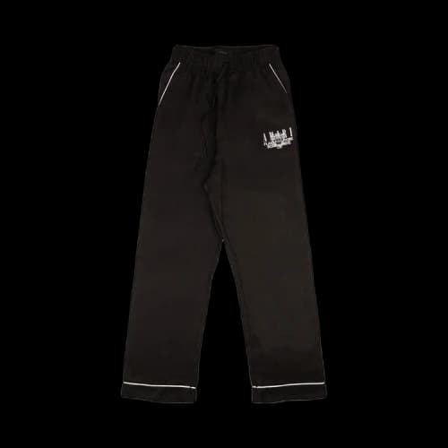 Amiri Beverley Hills Embroidered Silk Pajama Pants 'Black'