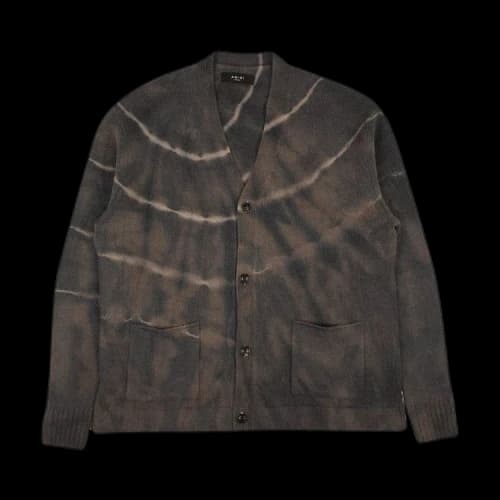 Amiri Tie Dye Cardigan 'Brown'