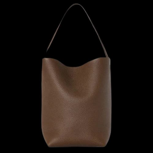The Row Medium N/S Park Tote Bag 'Dark Olive'